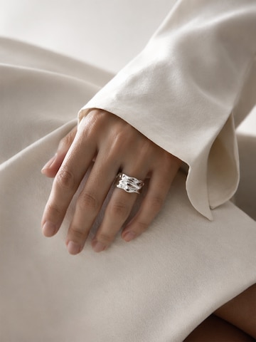 Nightini Ring 'Bold'‌ in Silber