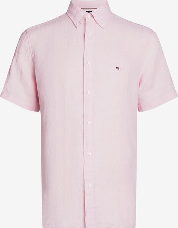 TOMMY HILFIGER Button Up Shirt in Pink: front