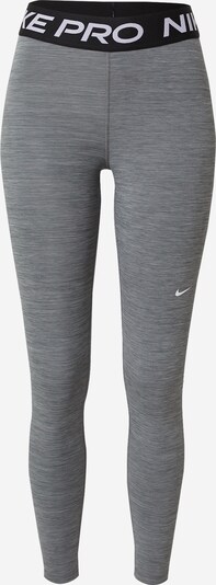 NIKE Sporta bikses, krāsa - raibi pelēks / melns / balts, Preces skats