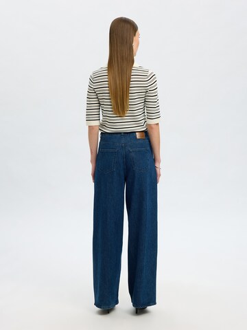 SELECTED - Pullover 'SLFTHEA' em branco