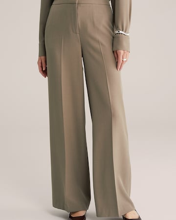 WE Fashion Широкий Плиссированные брюки в Серый