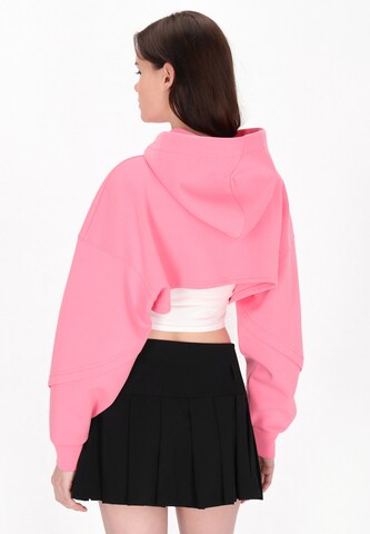 myMo ATHLSR Sweatshirt 'Back To School' in Roze