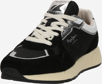 melns Pepe Jeans Zemie brīvā laika apavi 'Marlon': no priekšpuses