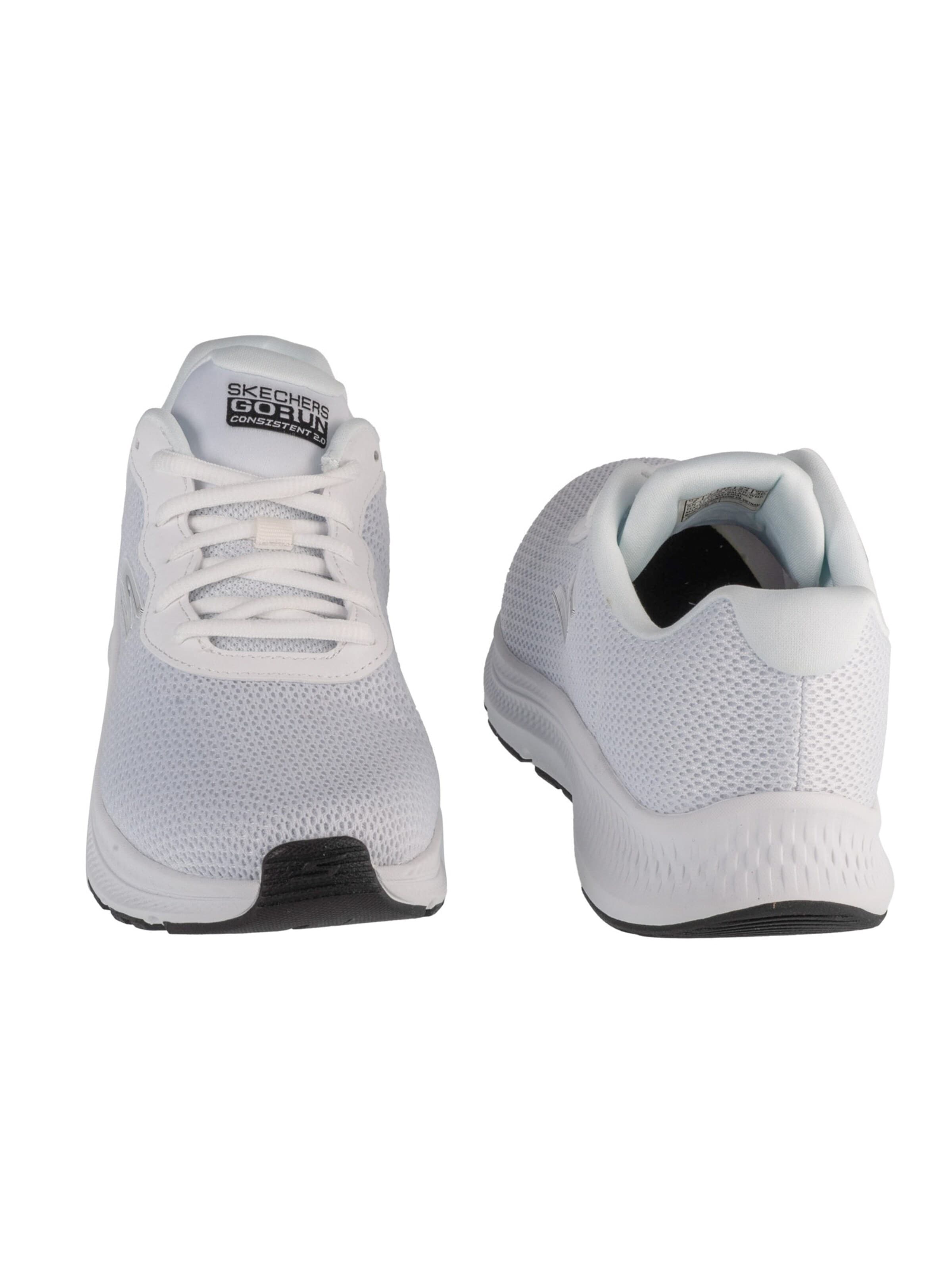 Chaussure de course 'Go Run Consistent 2.0 - Engaged' SKECHERS en blanc