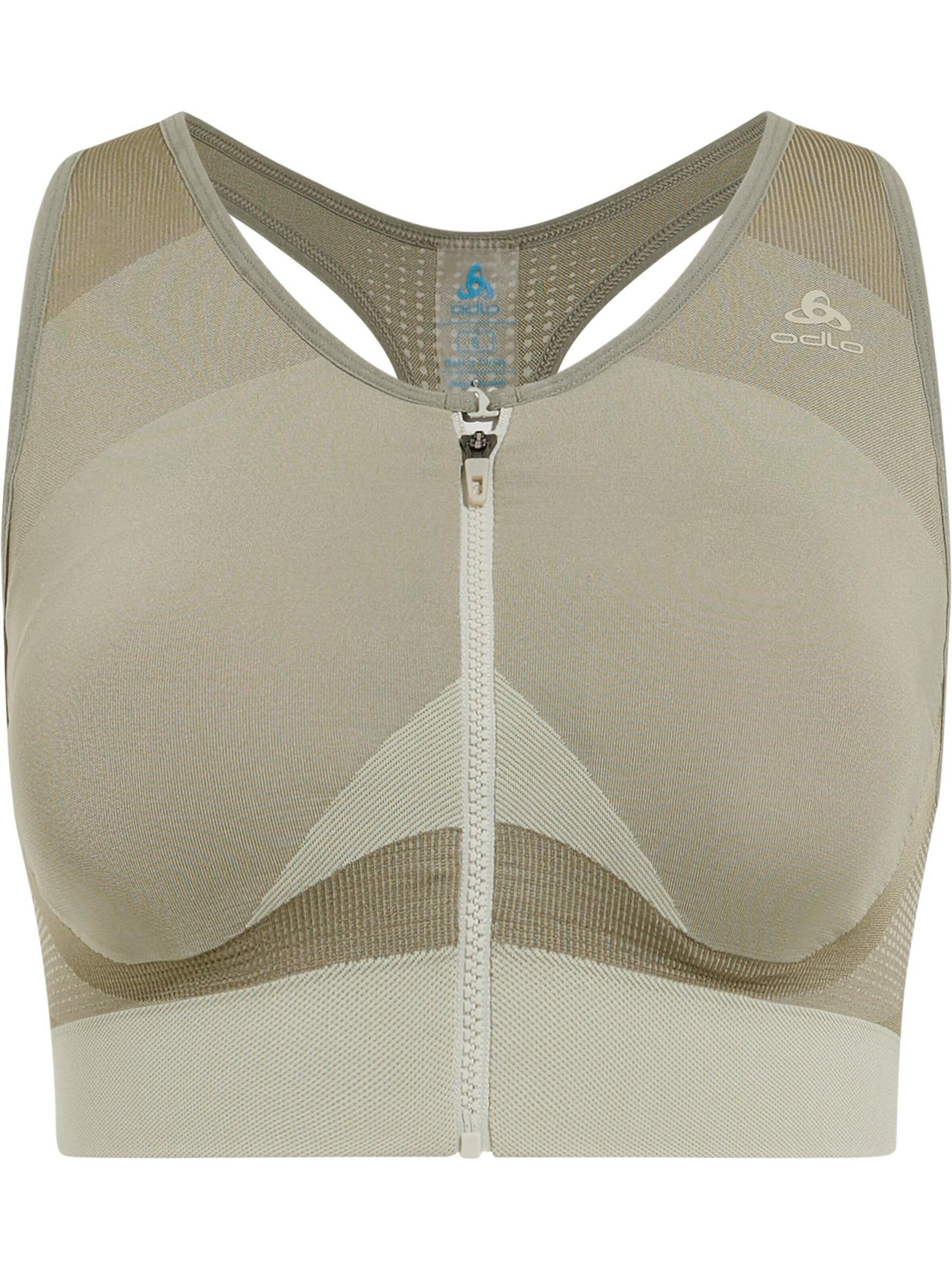 Soutien-gorge de sport 'SEAMLESS HIGH' ODLO en gris : devant