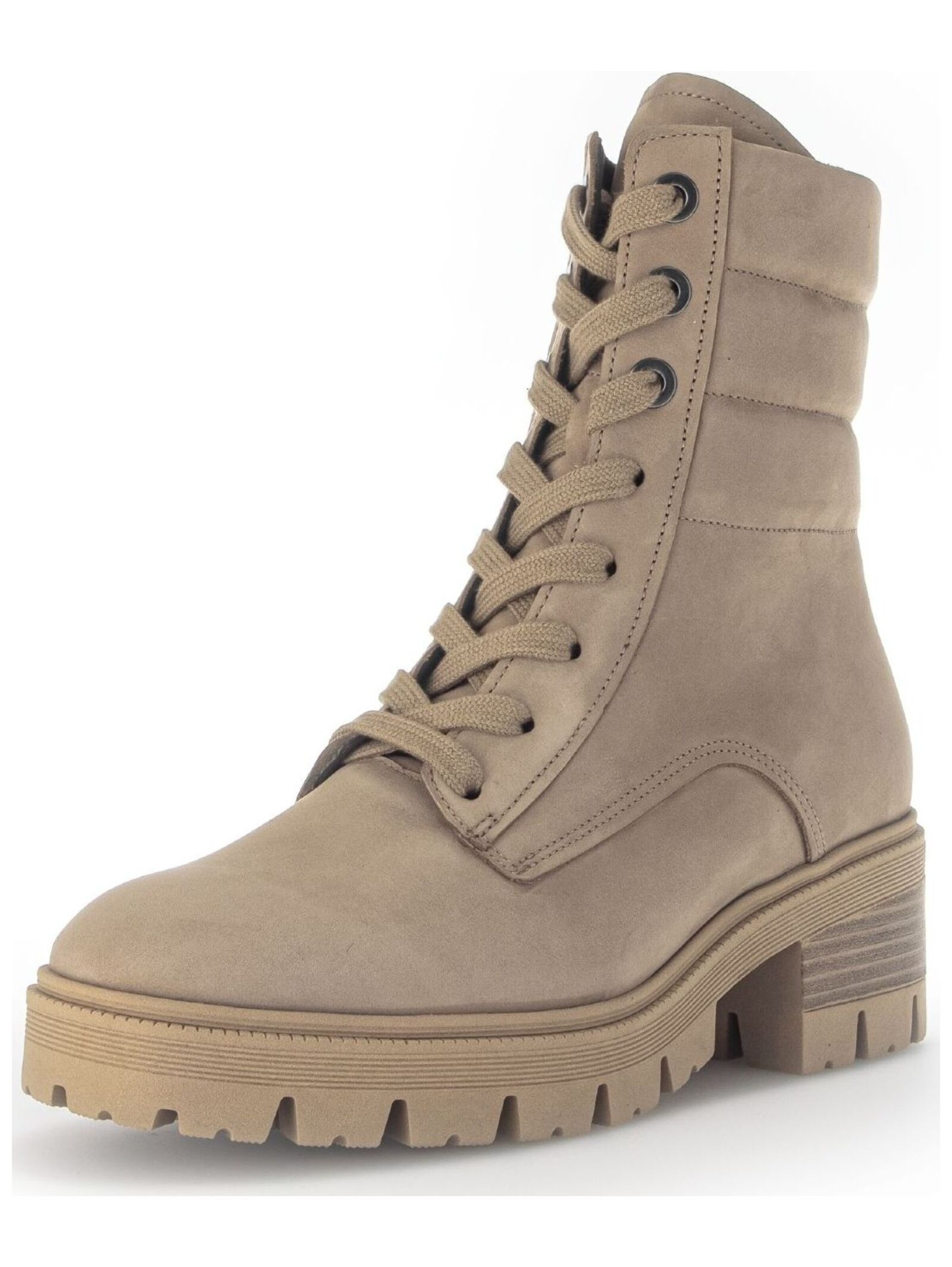 GABOR Schnürstiefelette in Beige: Vorderseite