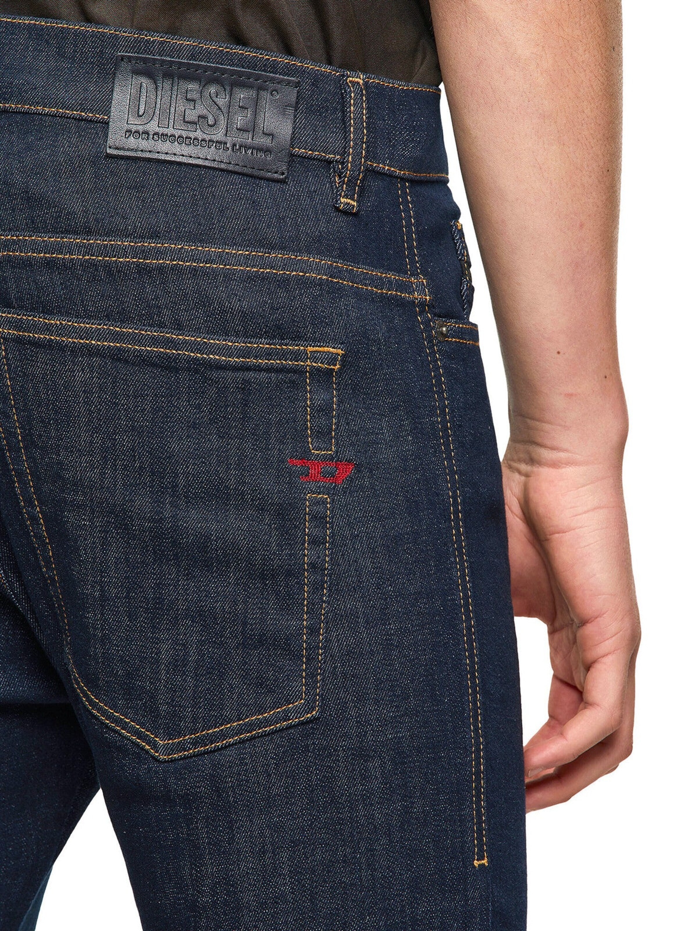 DIESEL Skinny Jeans 'High Waist D-Amny' in Blauw