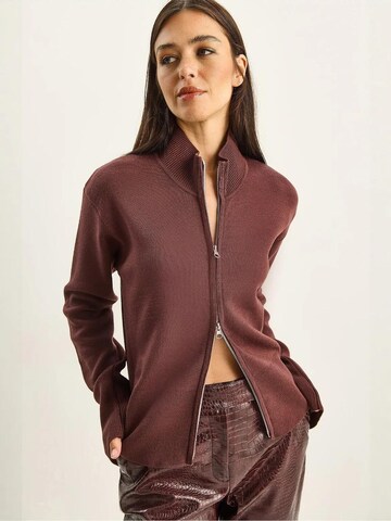 Bianco Lucci - Casaco de malha em vermelho