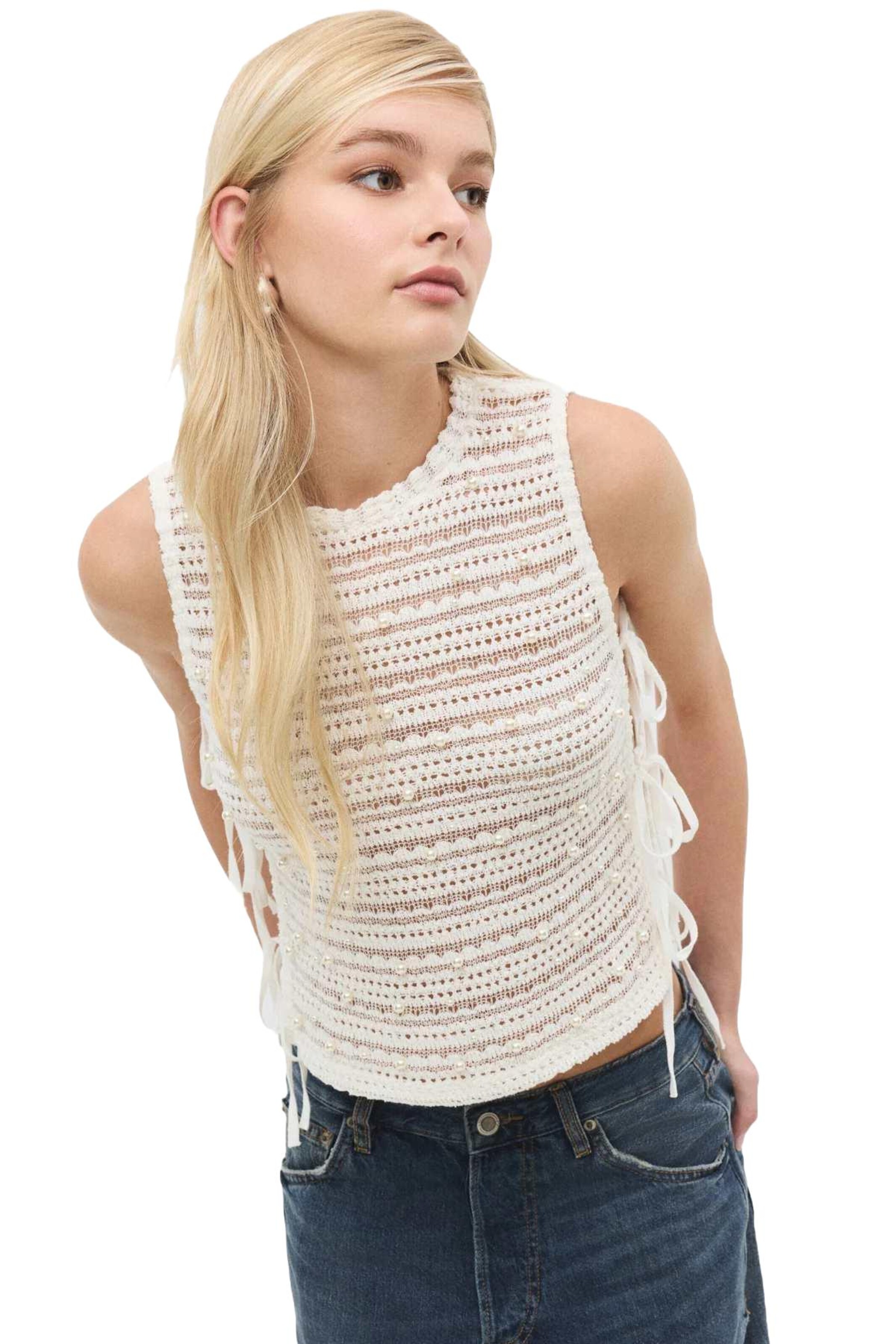 No Matter What Blouse in Beige