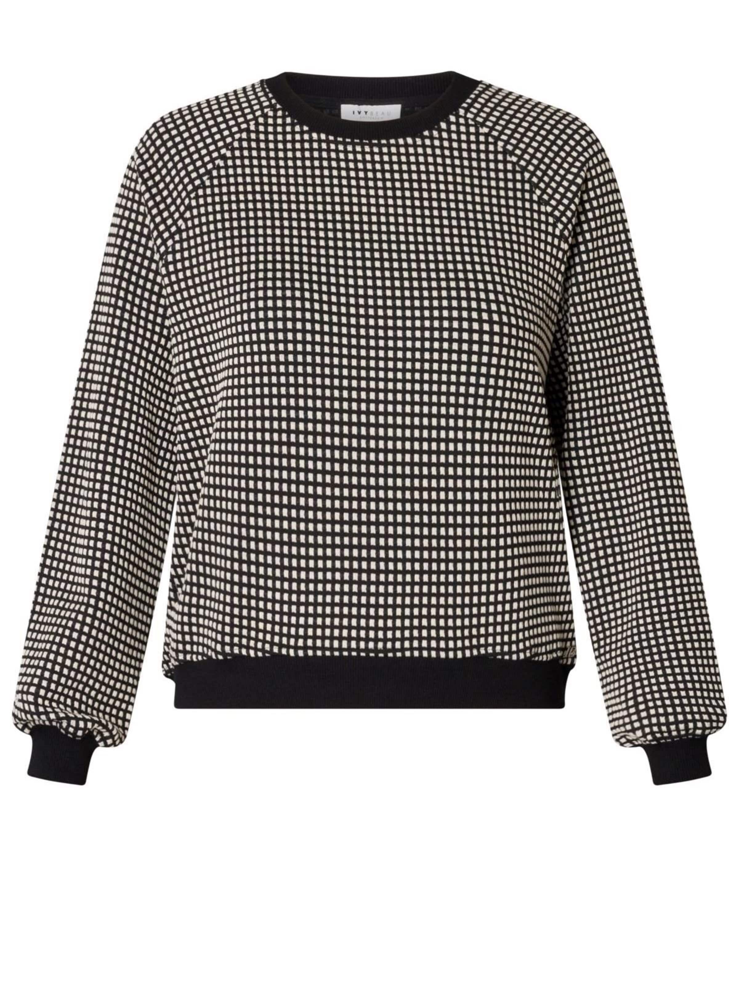 IVY BEAU Sweater 'IVY Beau Sabien top zwart/wit' in Black: front