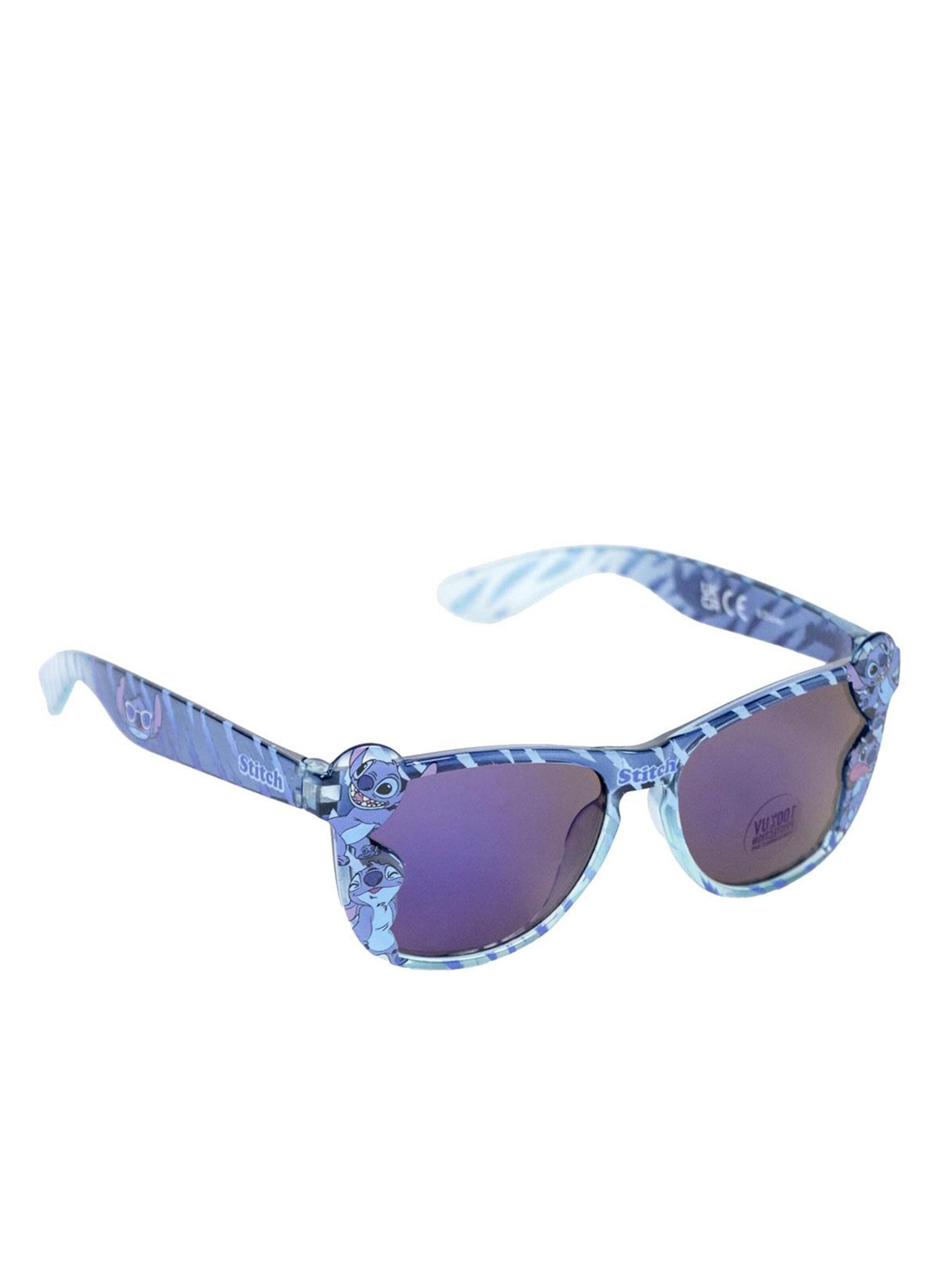Lunettes de soleil 'Sonnenbrille Premium Stitch' DISNEY en violet : devant