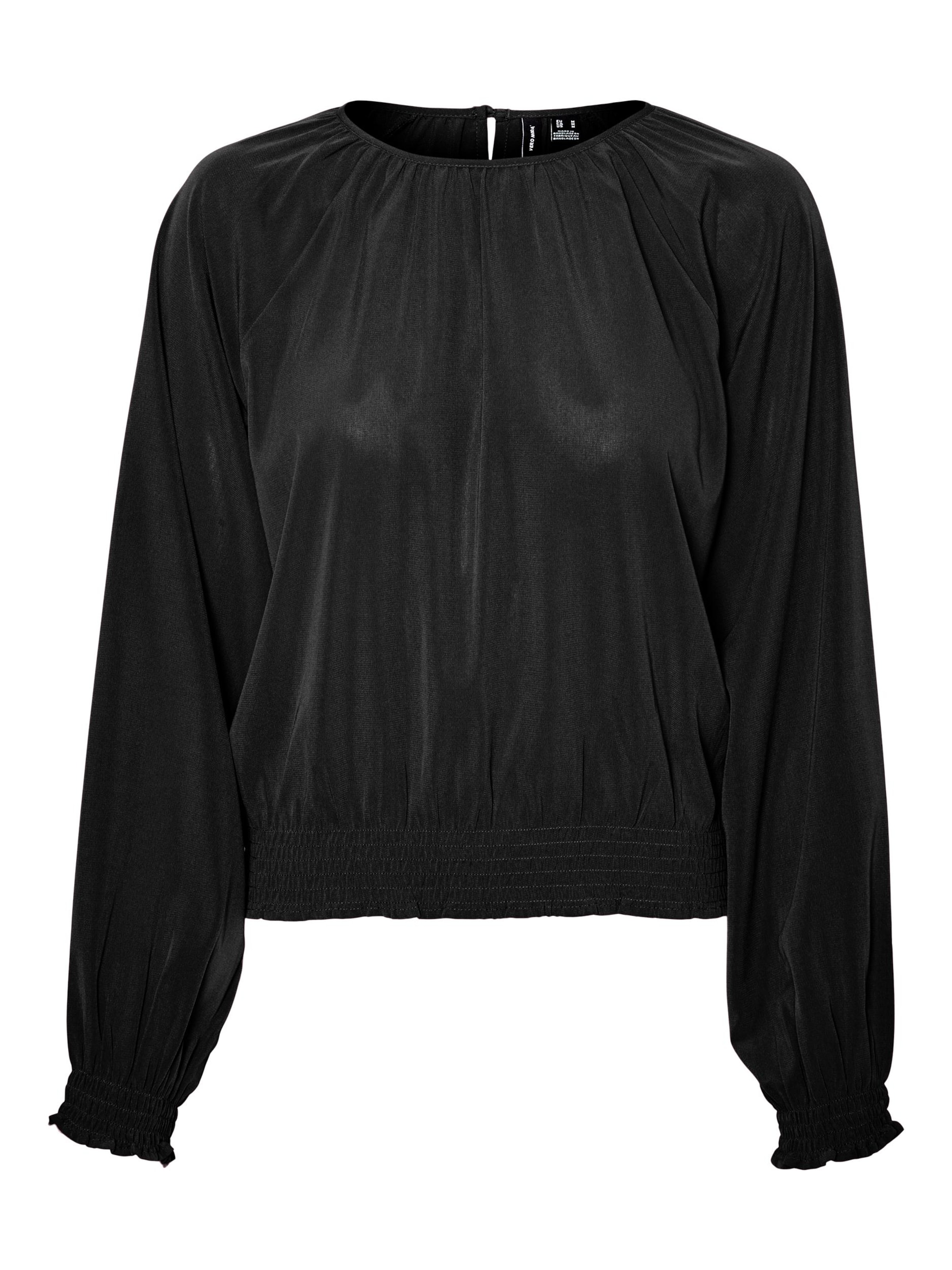 VERO MODA Bluza 'VMSHILAH NAJA' | črna barva: sprednja stran