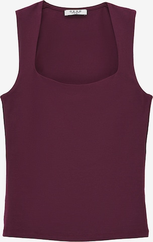OXXO Top in Purple: front