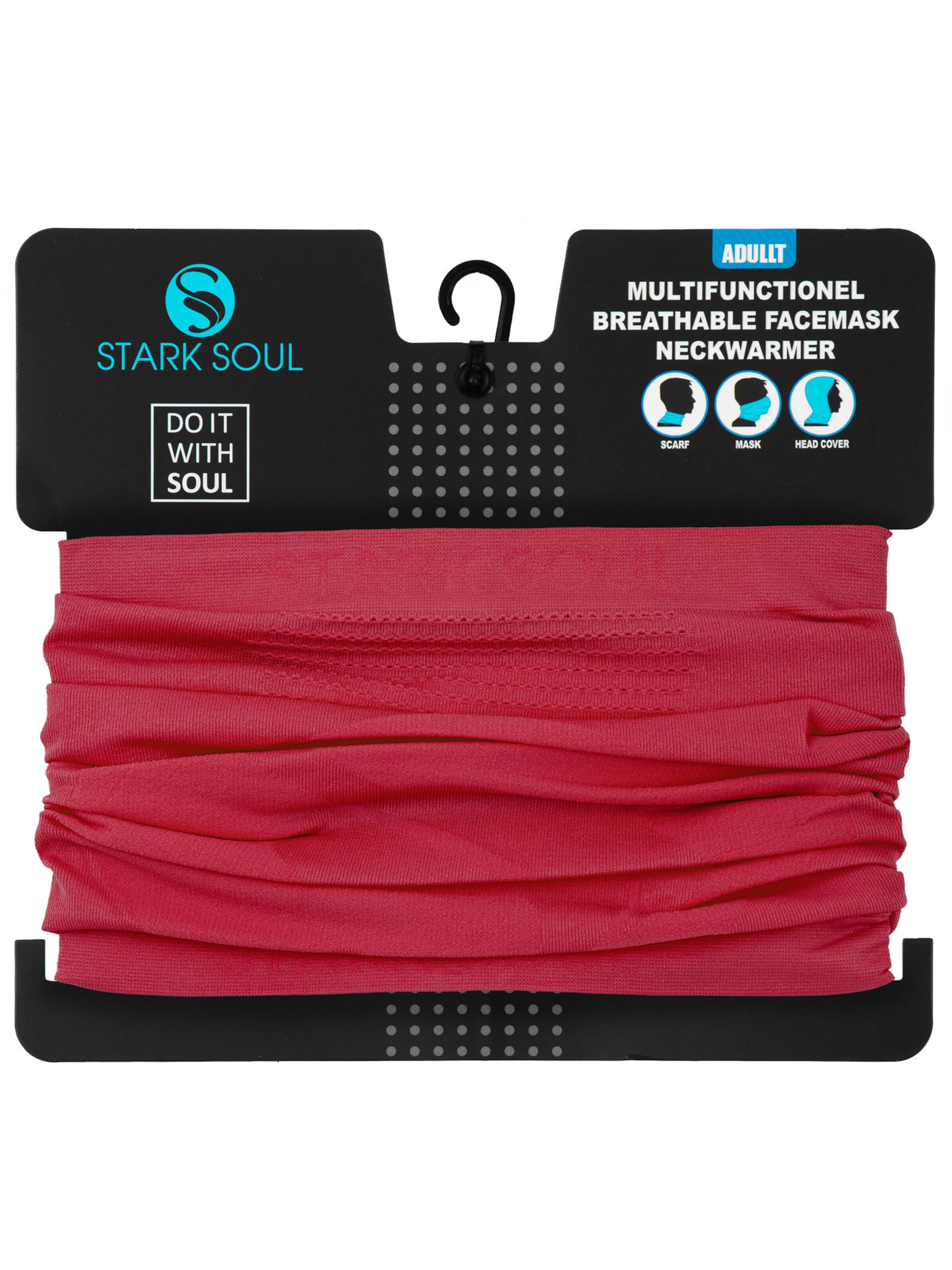 Stark Soul - Cachecol desportivo em vermelho