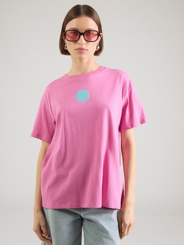 RIP CURL - Camiseta 'ICONS OF SURF' en rosa: frente