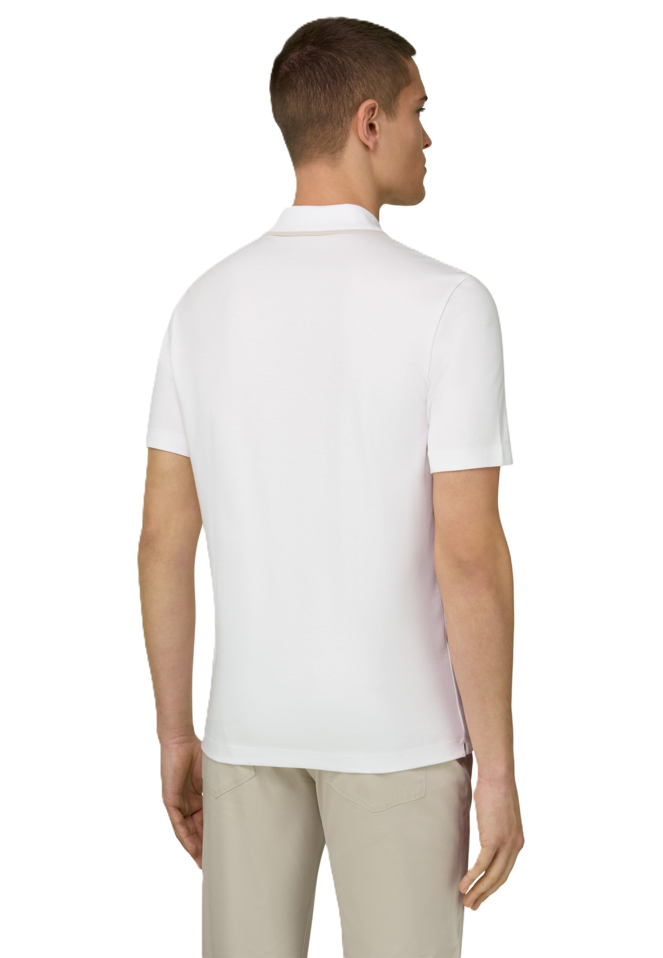 Boggi Milano Shirt 'Pima Interlock' in White