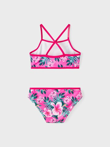 NAME IT Bustier Bikini 'Ziza' in Roze