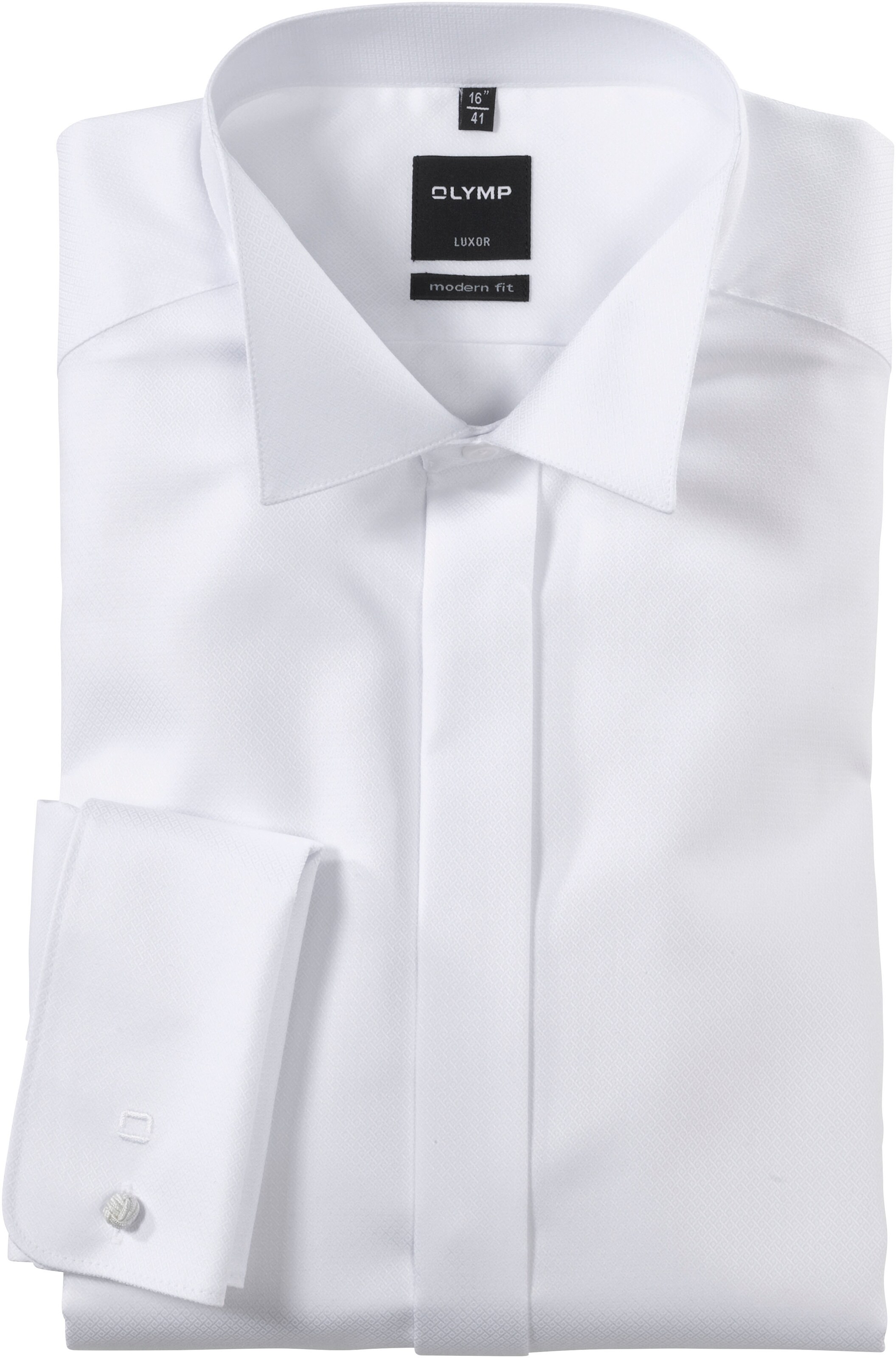 OLYMP Regular fit Button Up Shirt in White
