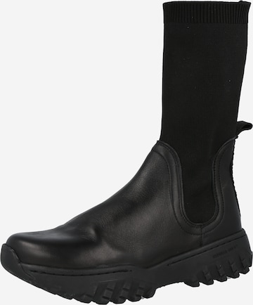 WODEN Chelsea Boots in Black: front