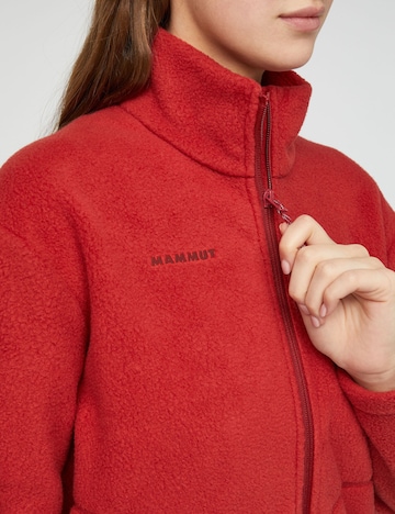 MAMMUT Athletic Fleece Jacket 'Falera ' in Red