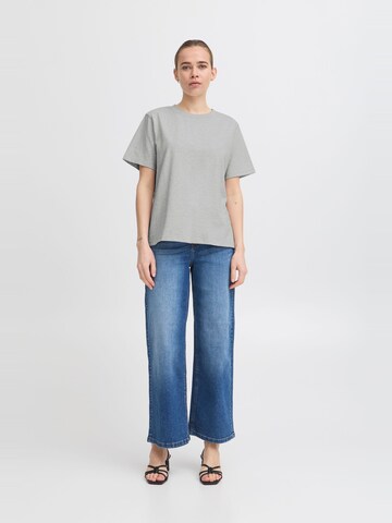 ICHI Shirt ' IHPALMER LOOSE' in Grijs