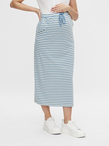 MAMALICIOUS Skirt 'MOLLY' in Blue: front