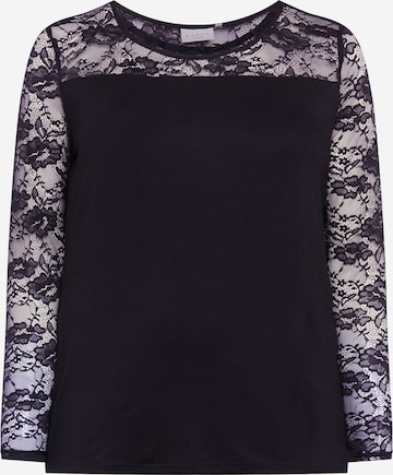 KAFFE CURVE Shirt 'Laura' in Zwart: voorkant