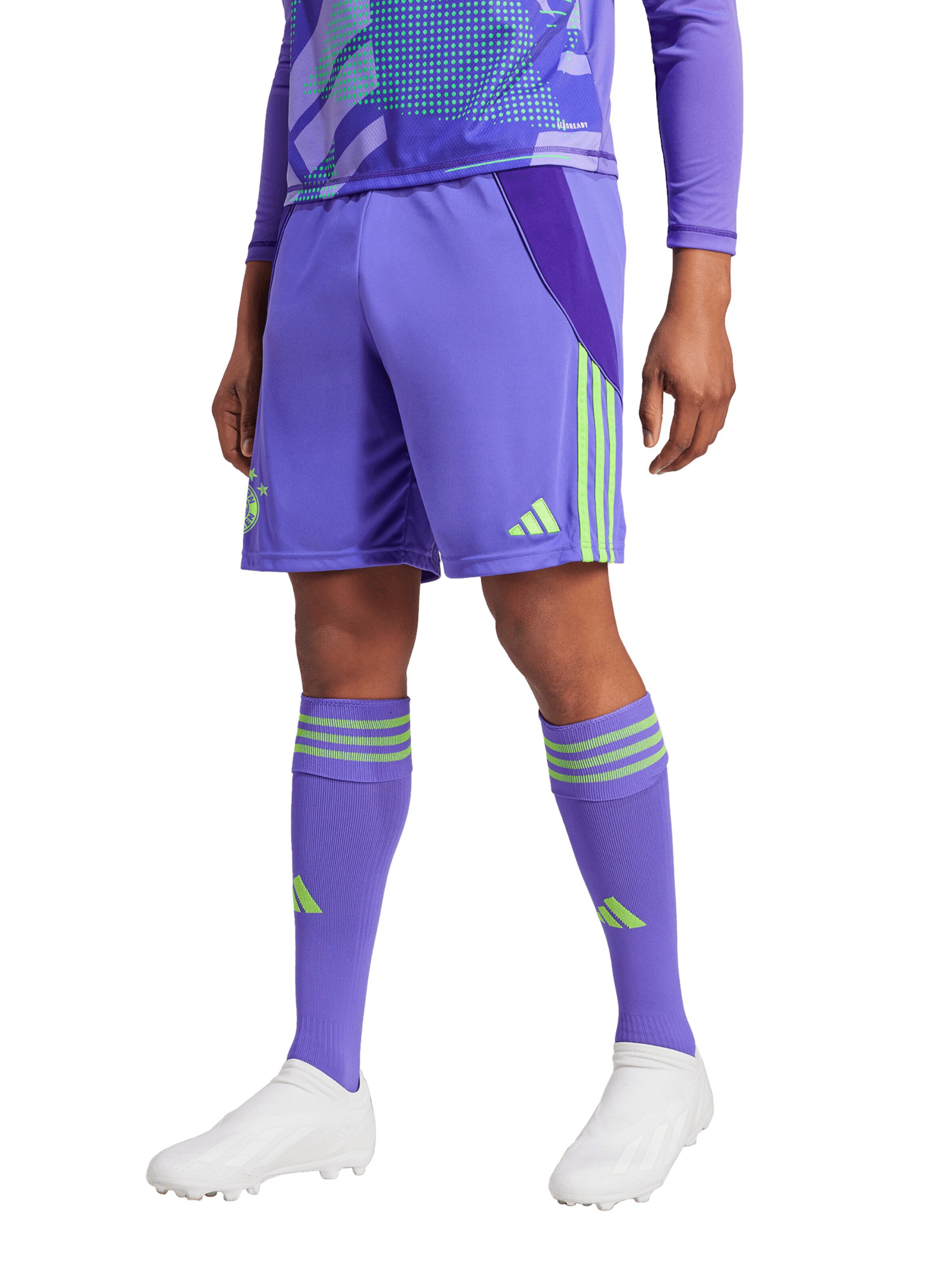 ADIDAS PERFORMANCE Regular Workout Pants 'Tiro 24' in Purple: front