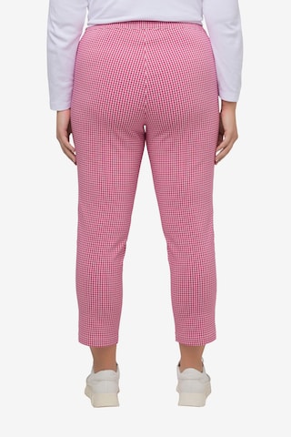 Ulla Popken Slim fit Pants 'Sienna' in Pink