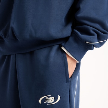 new balance Sweatshirt 'Trackside' in Blau
