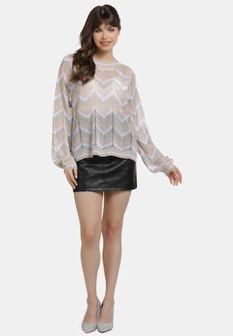 Pull-over myMo at night en mélange de couleurs