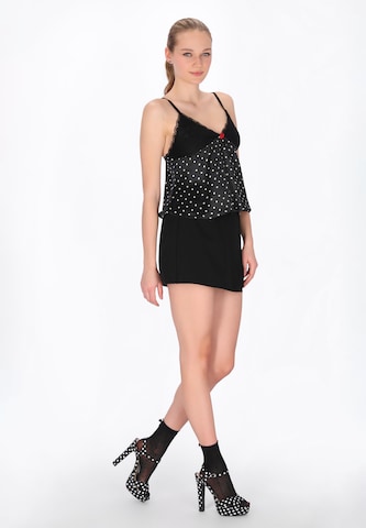 myMo at night Top 'Party' in Zwart