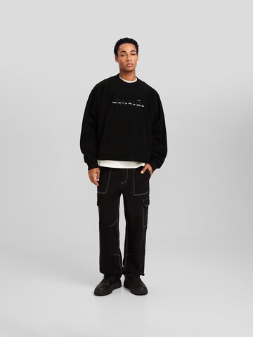 Bershka Sweatshirt in Black