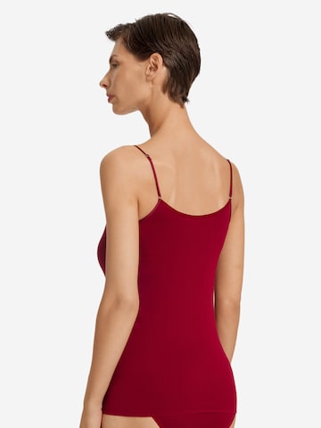 Hanro Undershirt 'Cotton Seamless' in Red