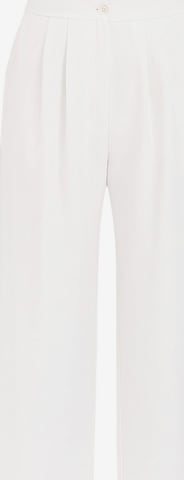 Pantalon à pince 'ALYA' fashionshowcase en blanc : devant