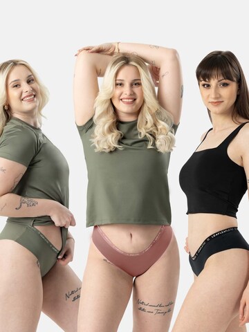Culotte 'Leafletic Mid Rise Hipsters/Brief' LEAFLETIC en mélange de couleurs