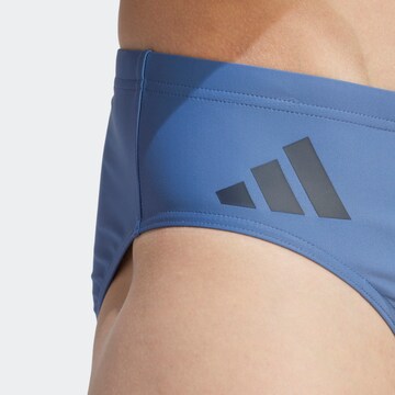 ADIDAS PERFORMANCE Athletic Swim Trunks in Blue