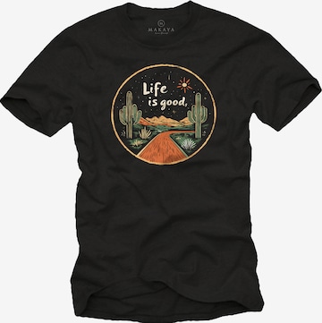 MAKAYA Shirt in Black: front