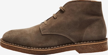 SELECTED HOMME Мъжки боти Chukka 'Riga' в кафяво: отпред