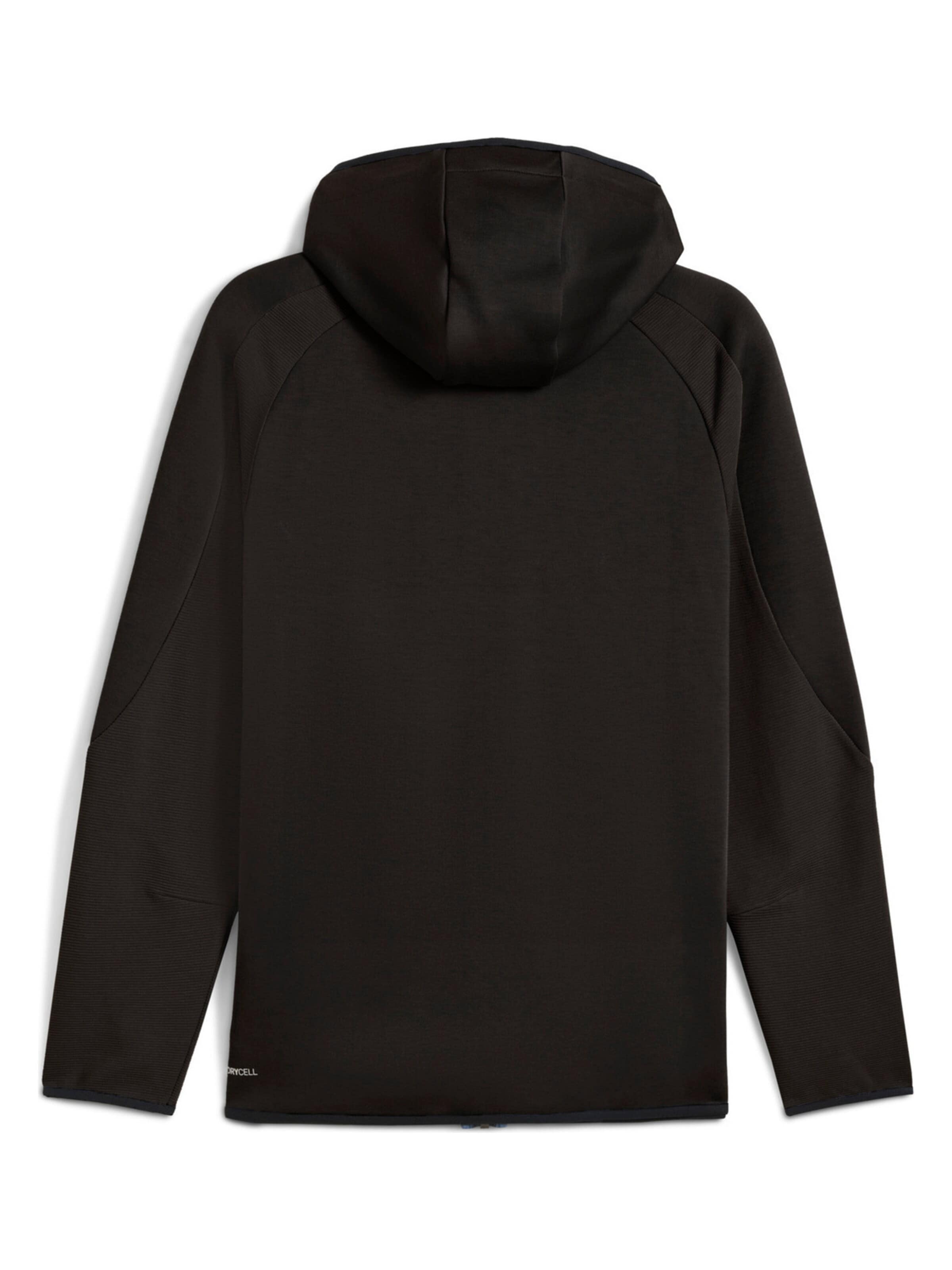 Giacca di felpa 'Puma Evostripe Fz Hoodie Dk' di PUMA in nero