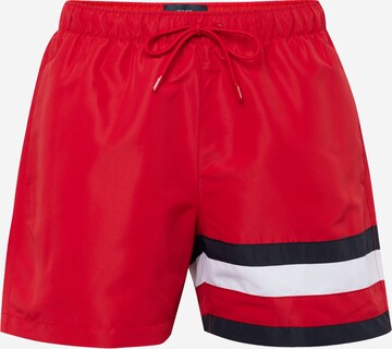 Tommy Hilfiger Underwear Σορτσάκι-μαγιό σε κόκκινο: μπροστά