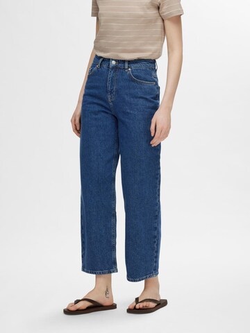 SELECTED FEMME Regular Jeans 'CLAIR' in Blauw: voorkant