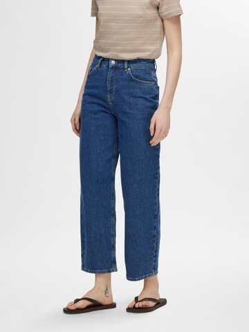 SELECTED Loosefit Jeans 'CLAIR' in Blauw: voorkant