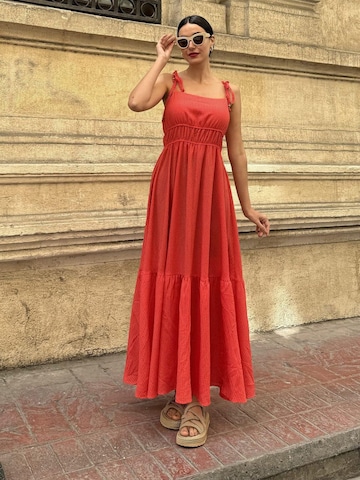 For You Moda Jurk in Oranje