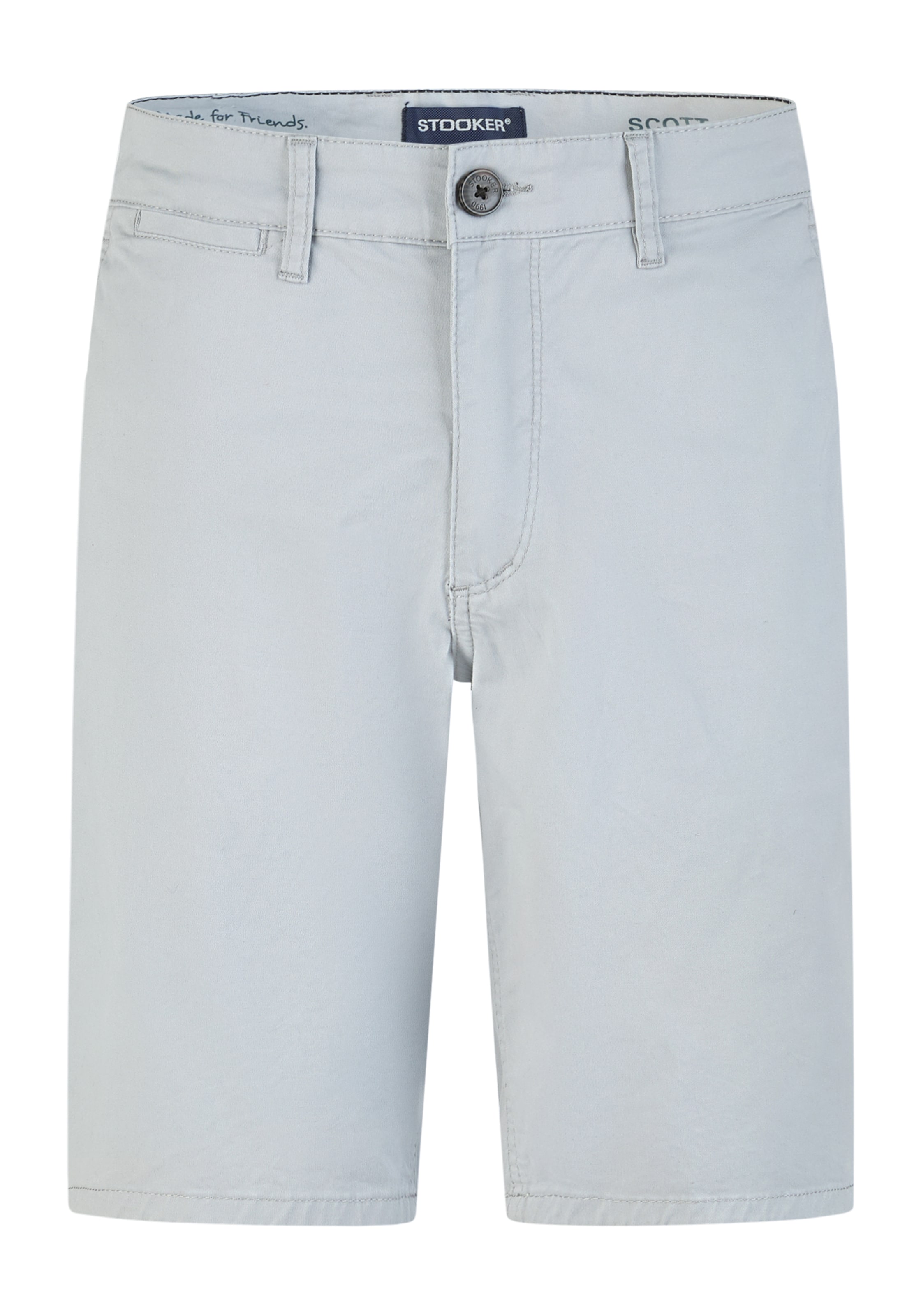 Stooker Men Slimfit Shorts in Blau: Vorderseite