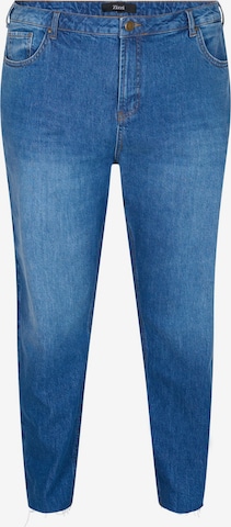 Zizzi regular Jeans i blå: forside