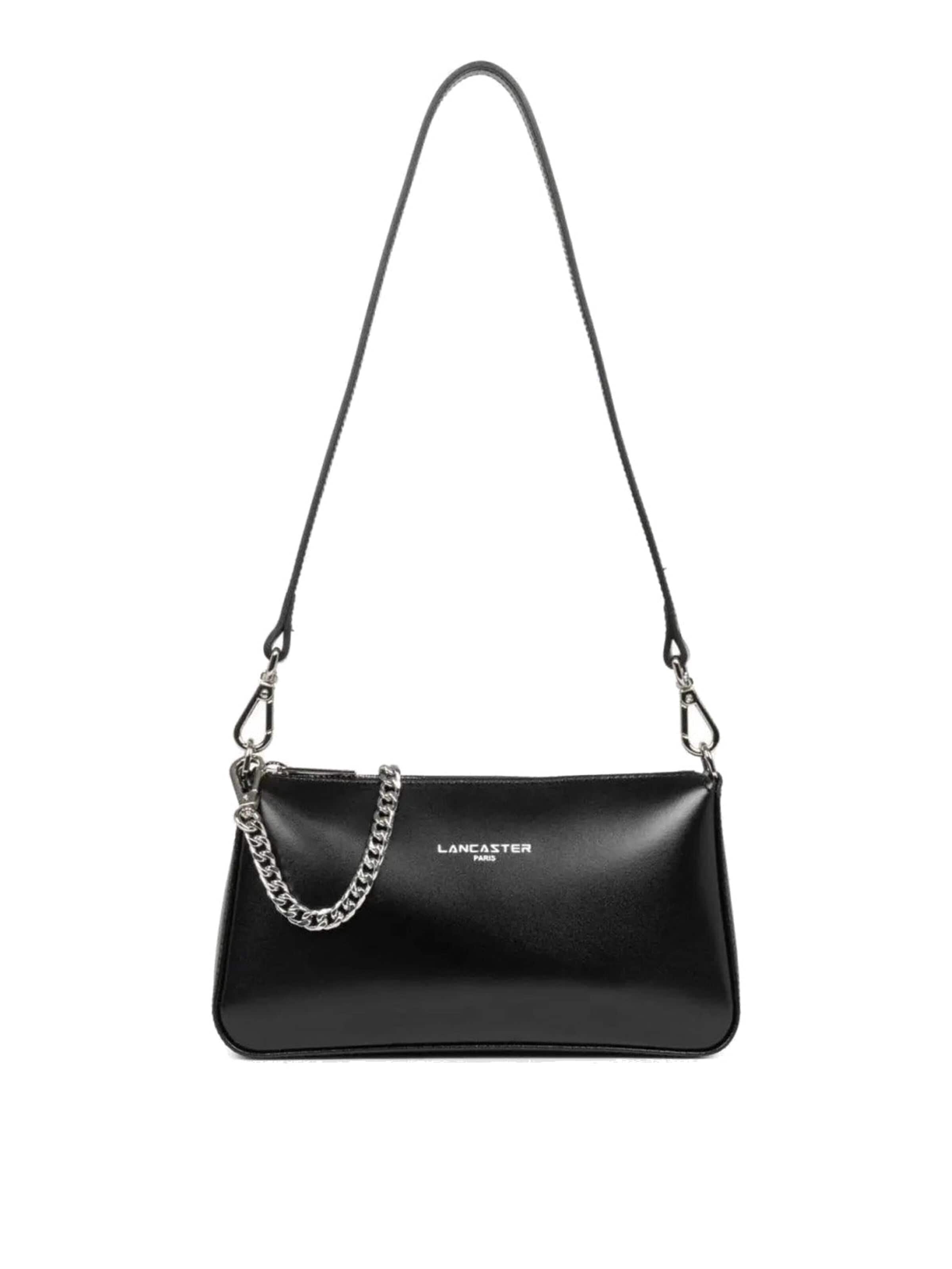 Borsa a spalla 'Suave Even' di LANCASTER Paris in nero: frontale