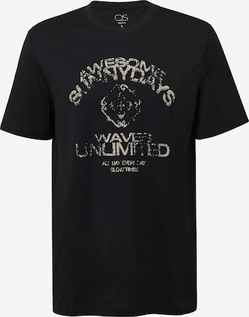 QS Majica | črna barva: sprednja stran