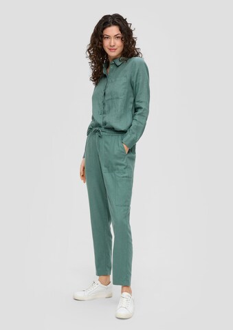 Effilé Pantalon s.Oliver en vert