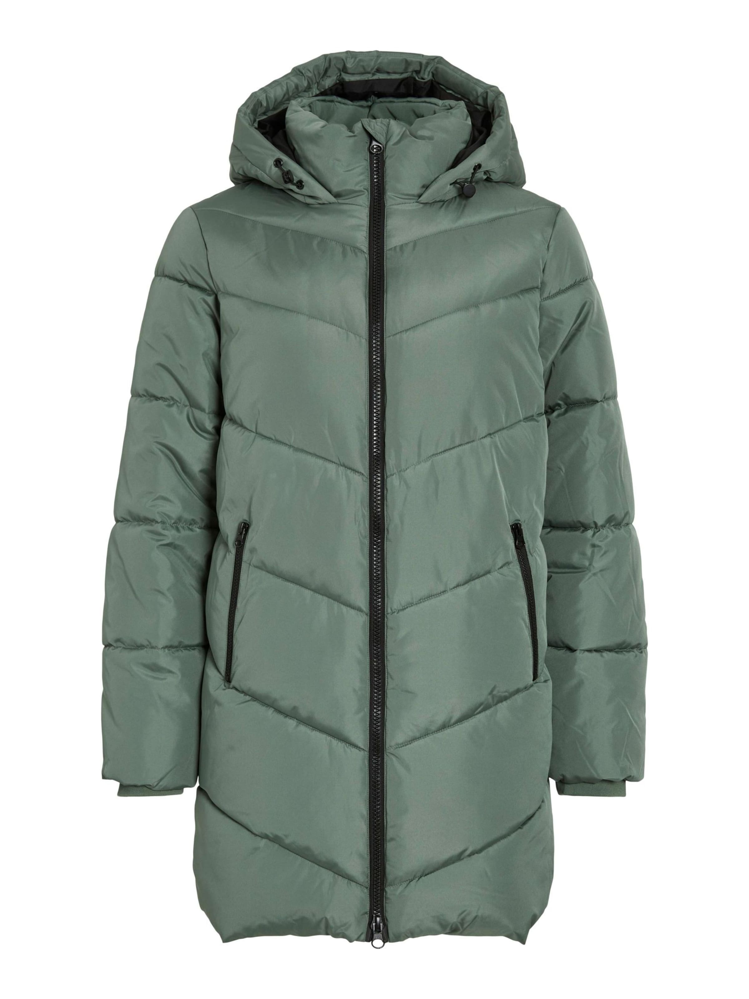 VILA Winter Coat 'VIMilja' in Green: front